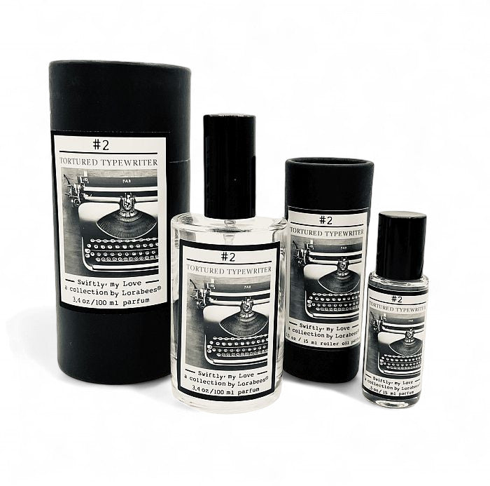 2 Tortured Typewriter Perfume Roller Swiftly, My Love