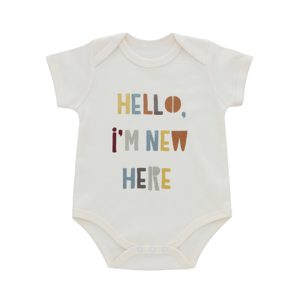Hello Im New Here Onesie
