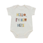 Hello Im New Here Onesie