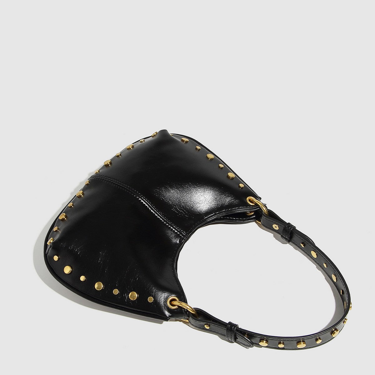 Studded Boston Shoulder & Handbag