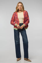 Animal Print Mohair Cardigan