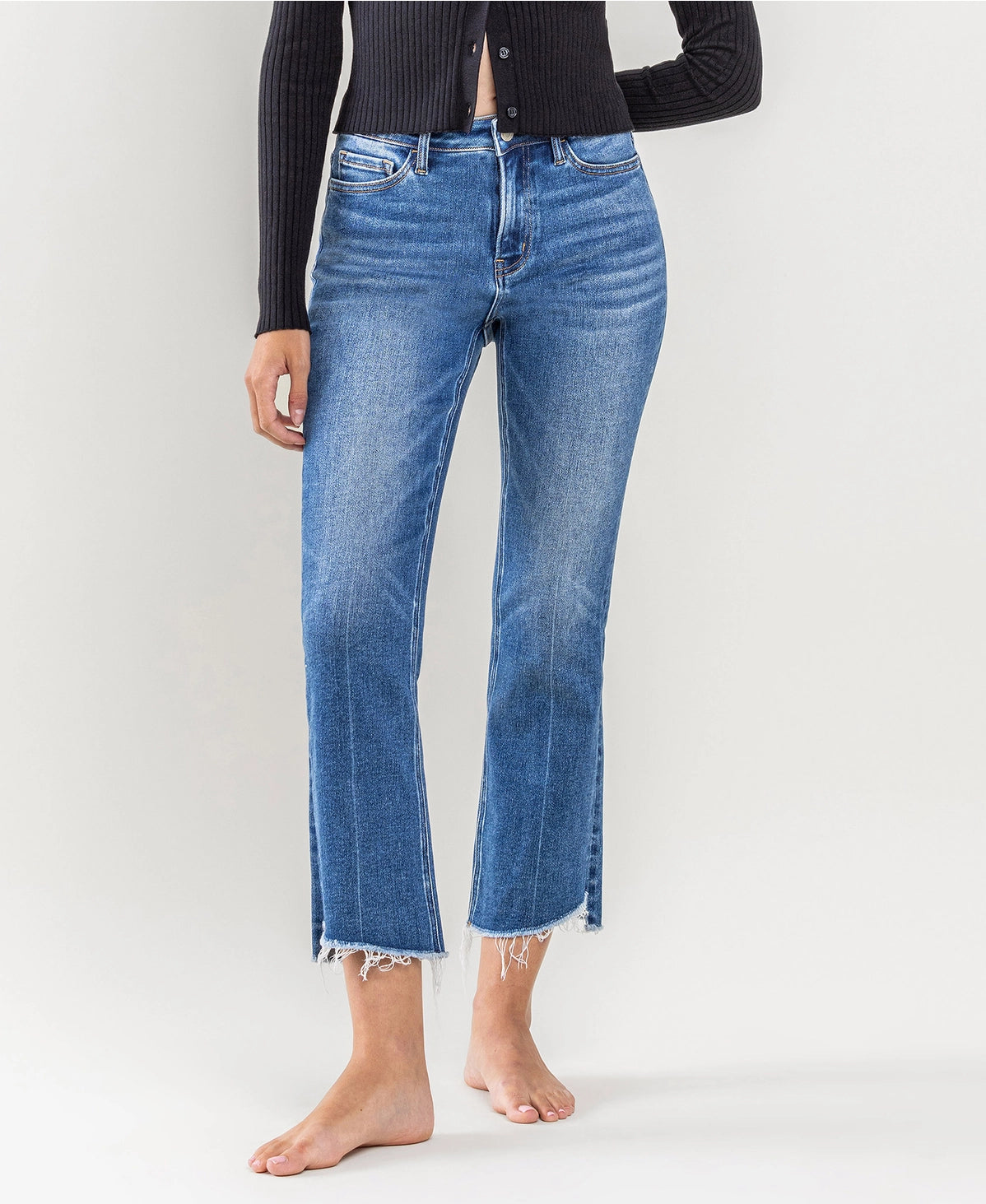 Vervet Bella High Rise Kick Flare