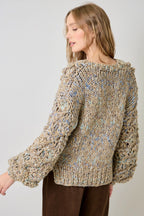 Mystree Flecked Chunky Cardigan