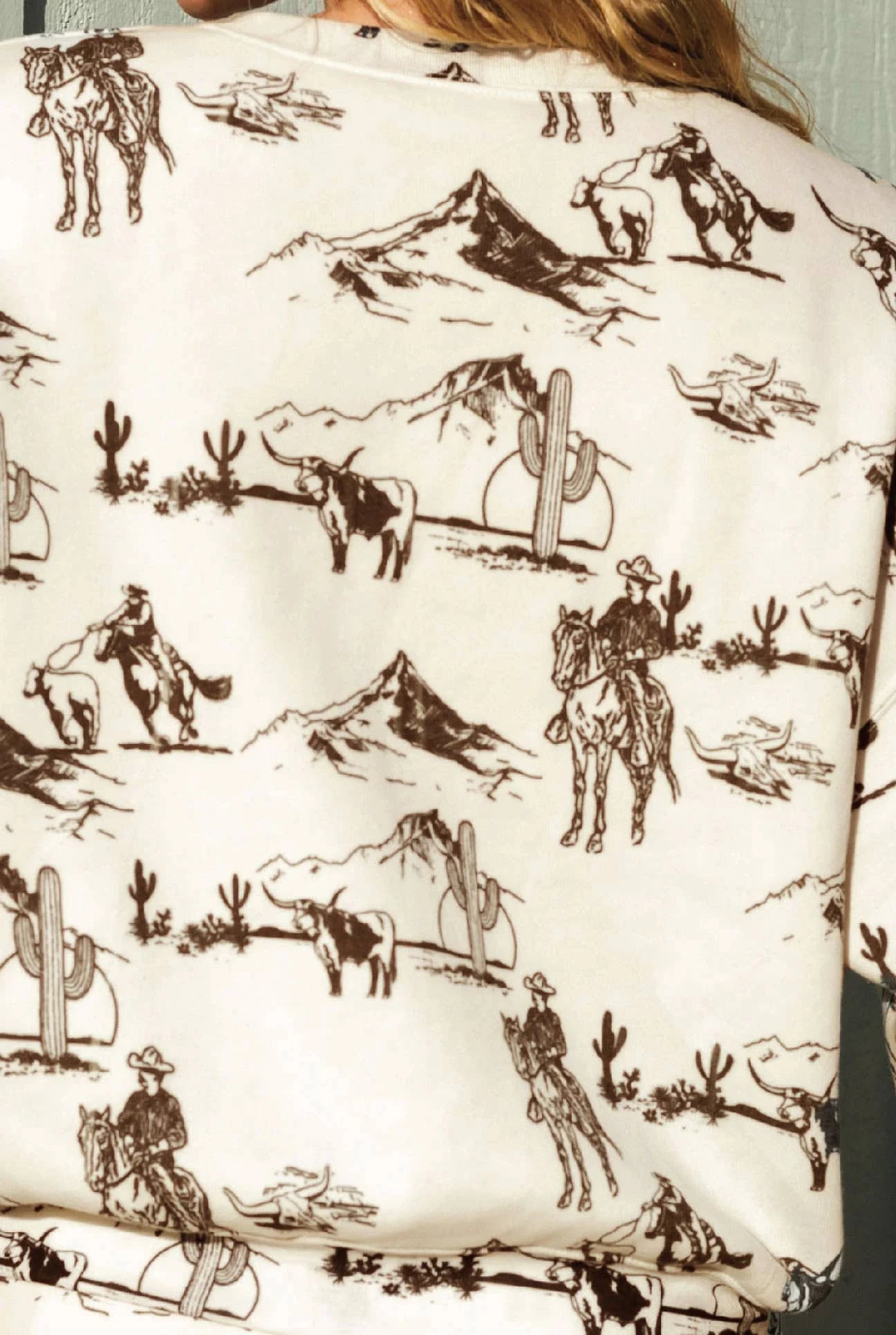 Western Printed Lounge Set