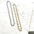 Silver Stainless Steel Barbed Wire Necklace