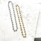 Silver Stainless Steel Barbed Wire Necklace