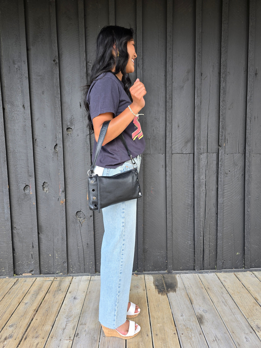 Kyle Leather Shoulder Bag