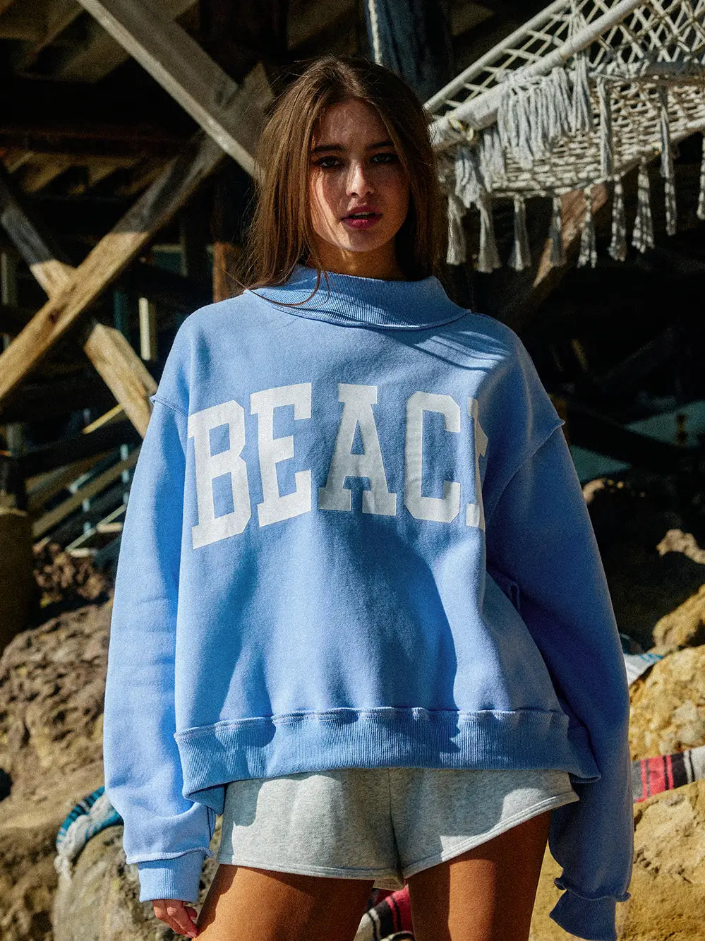 Bucketlist Beach & Lake Reversible Crewneck