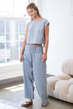 Striped Linen Pants