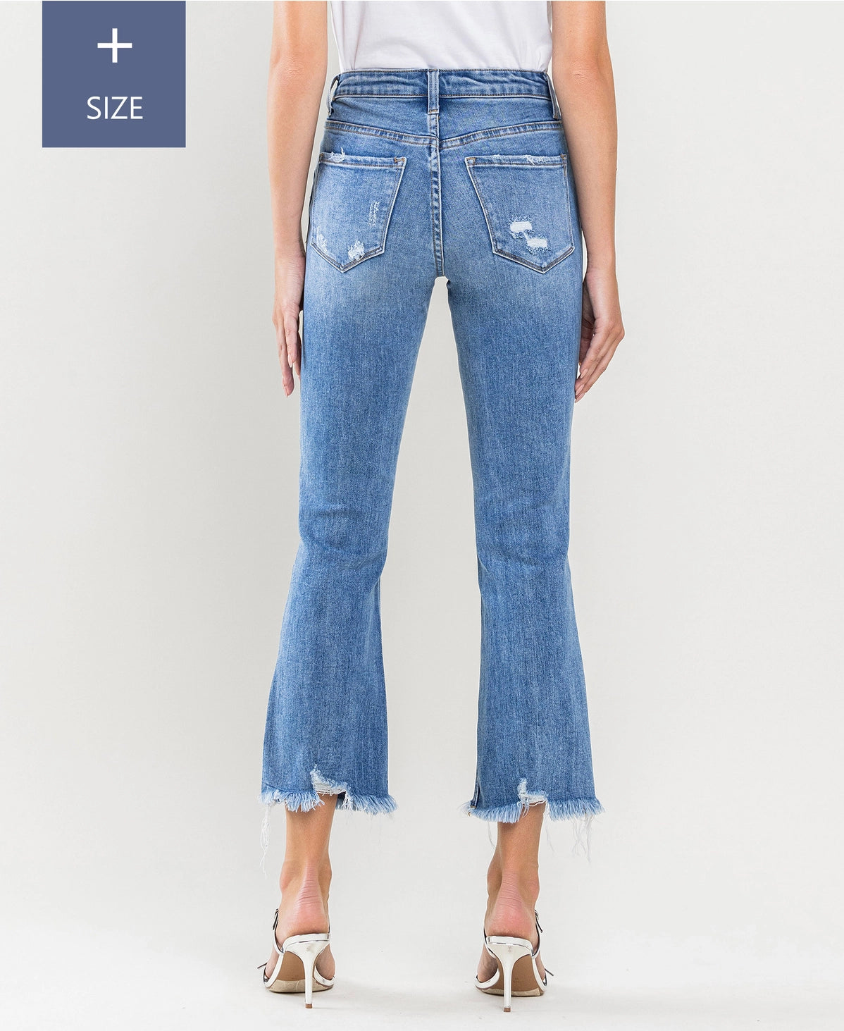 Vervet Bella High Rise Kick Flare