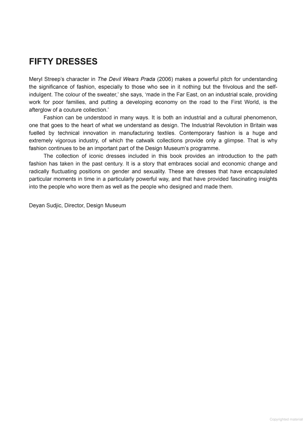 50 Dress That Changed the World