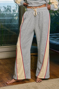 Color Block Wide Leg Sweatpants