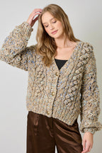 Mystree Flecked Chunky Cardigan