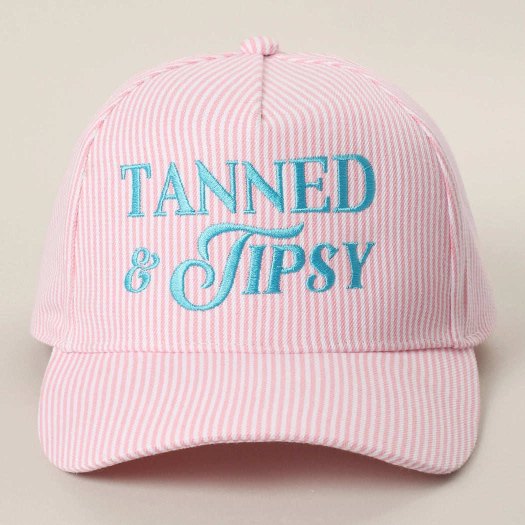 Tanned & Tipsy Embroidered Hat