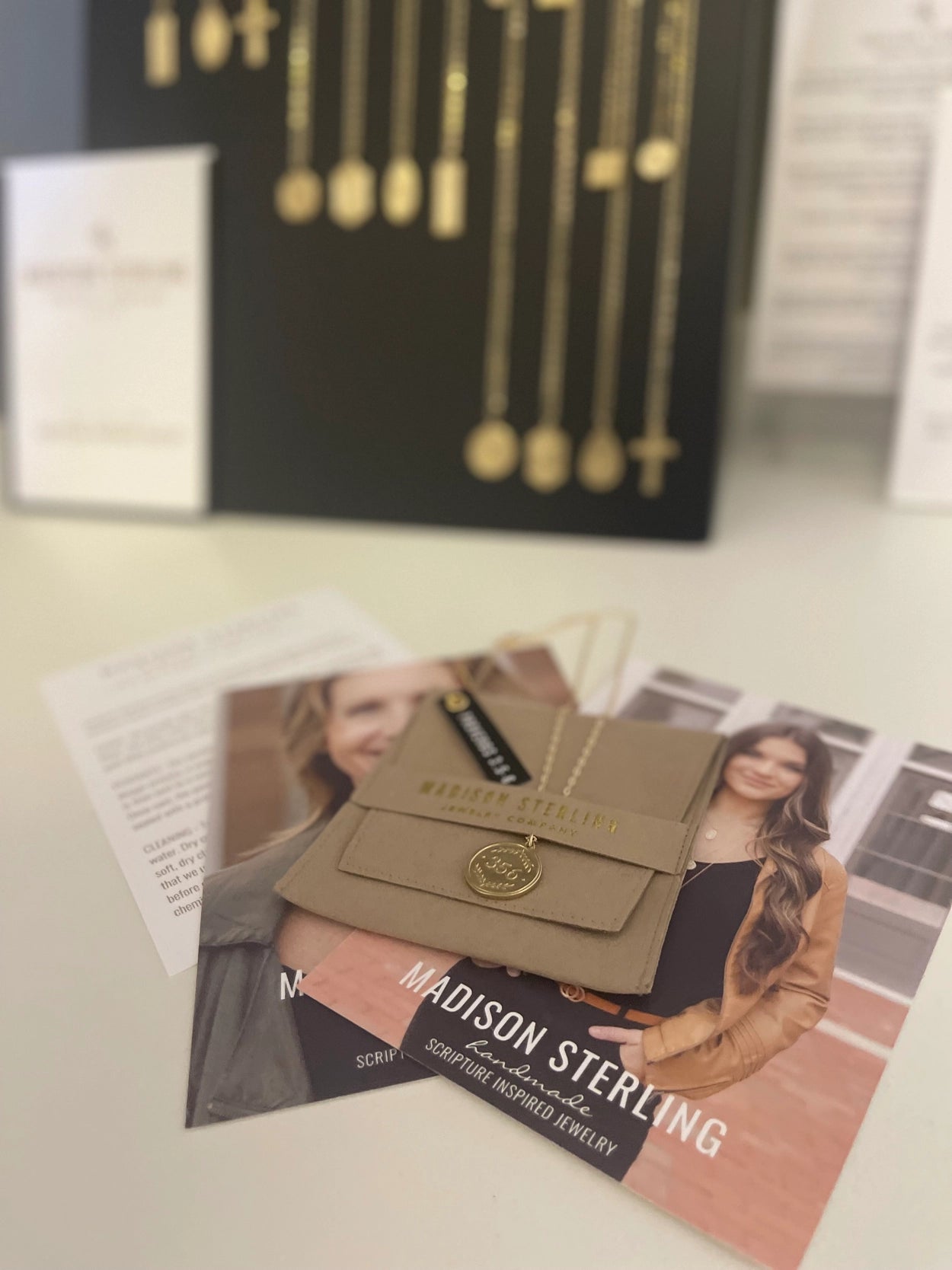 Madison Sterling Bible Verse Necklace