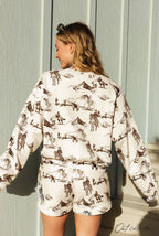 Western Printed Lounge Set