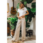 Flying Monkey Mesmerize Low Rise Baggy Jeans w/ Seam Detail