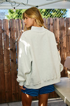 Bucketlist WWJD & Amen Reversible Mock Neck Sweatshirt