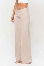 Flying Monkey Mesmerize Low Rise Baggy Jeans w/ Seam Detail