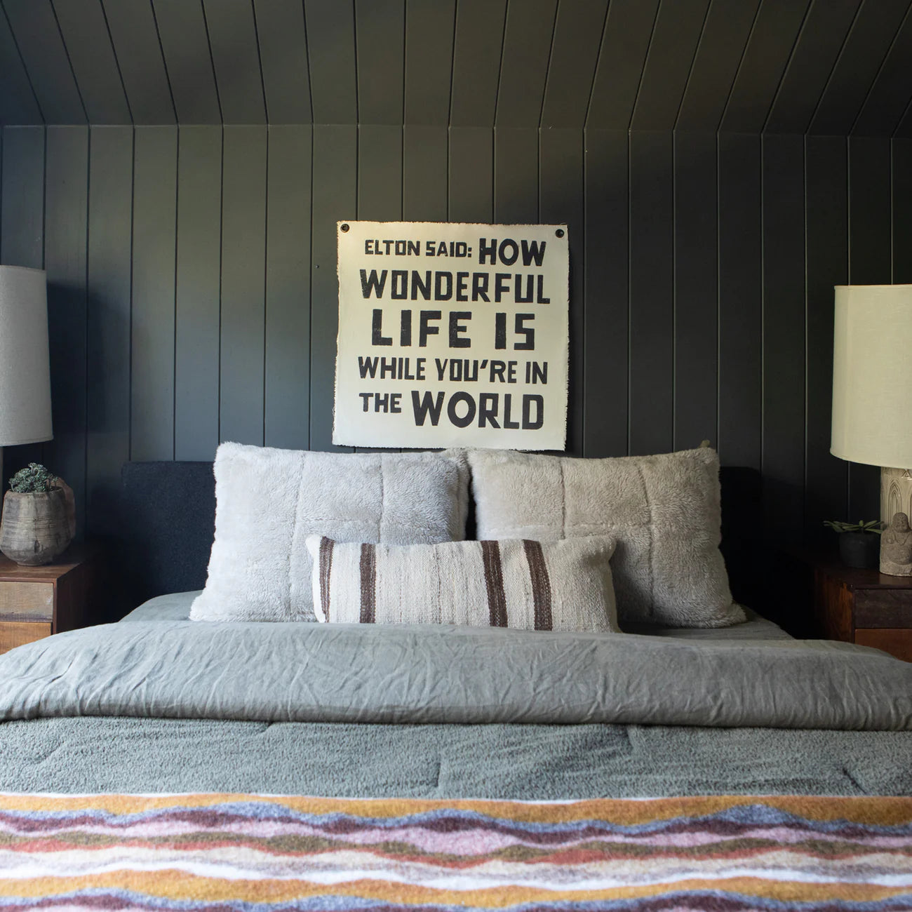 Hand Painted Wall Hanging