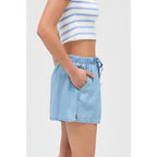 Lyocell Drawstring Shorts