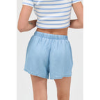 Lyocell Drawstring Shorts