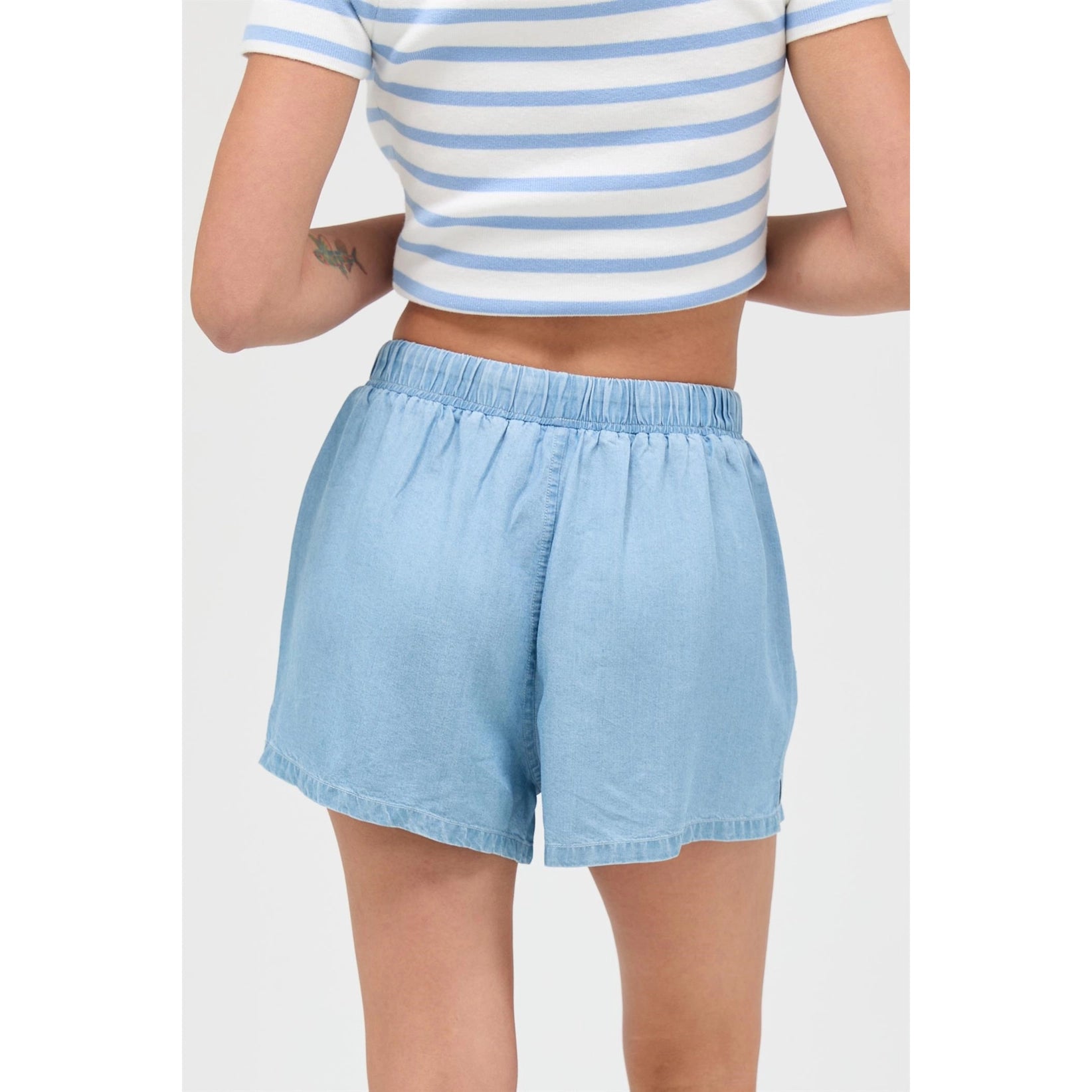 Lyocell Drawstring Shorts