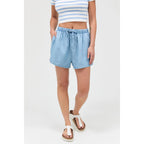 Lyocell Drawstring Shorts
