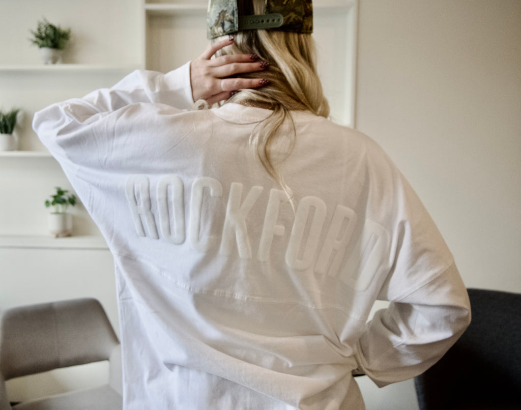Rockford Embossed White Out Longsleeve