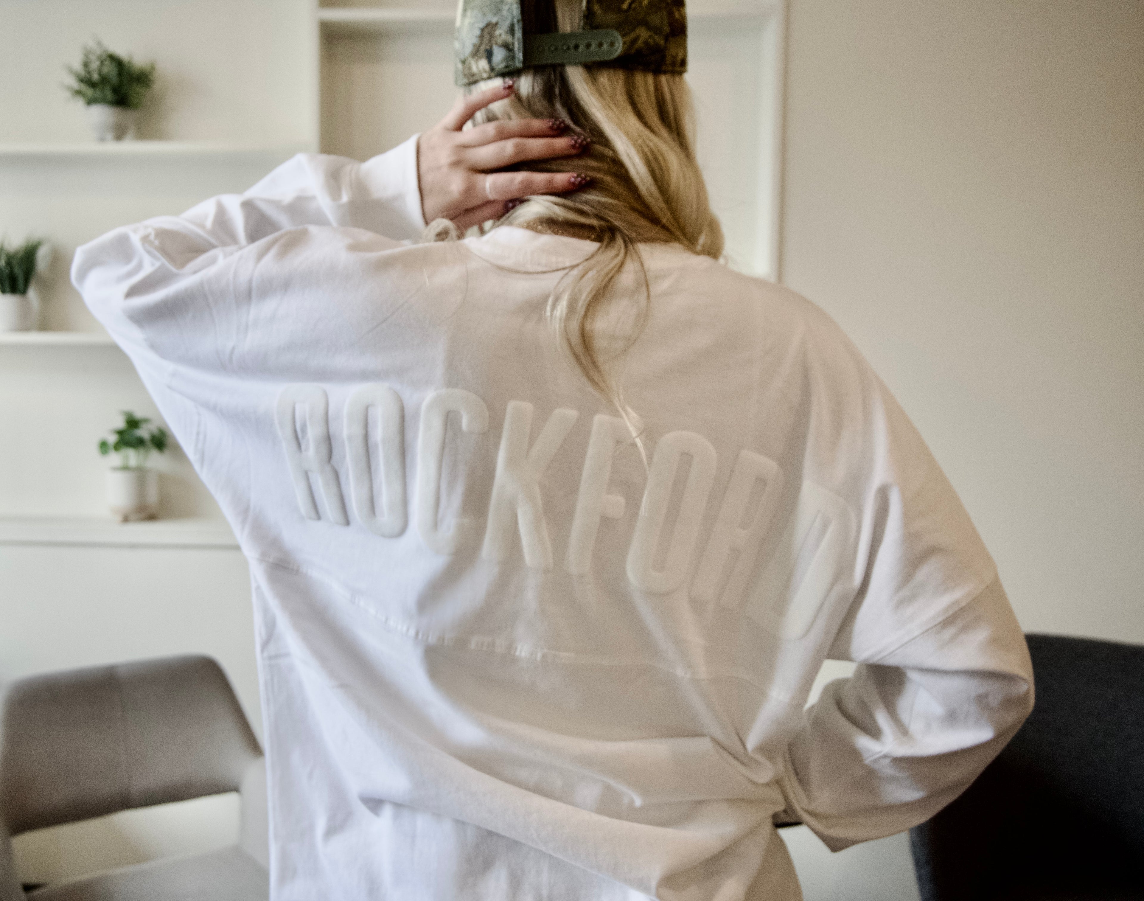 Rockford Embossed White Out Longsleeve