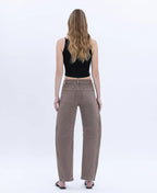 Flying Monkey High Rise Crop Barrel Jeans