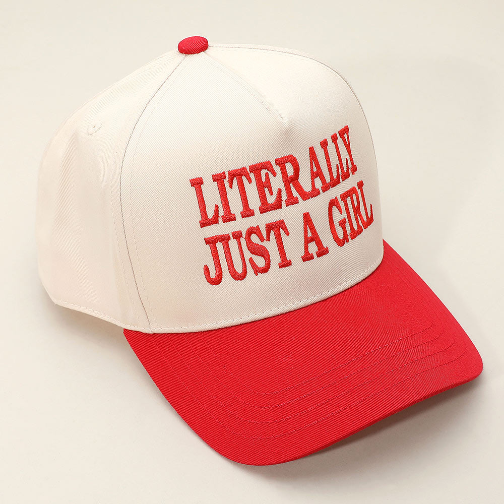 Literally Just a Girl Hat