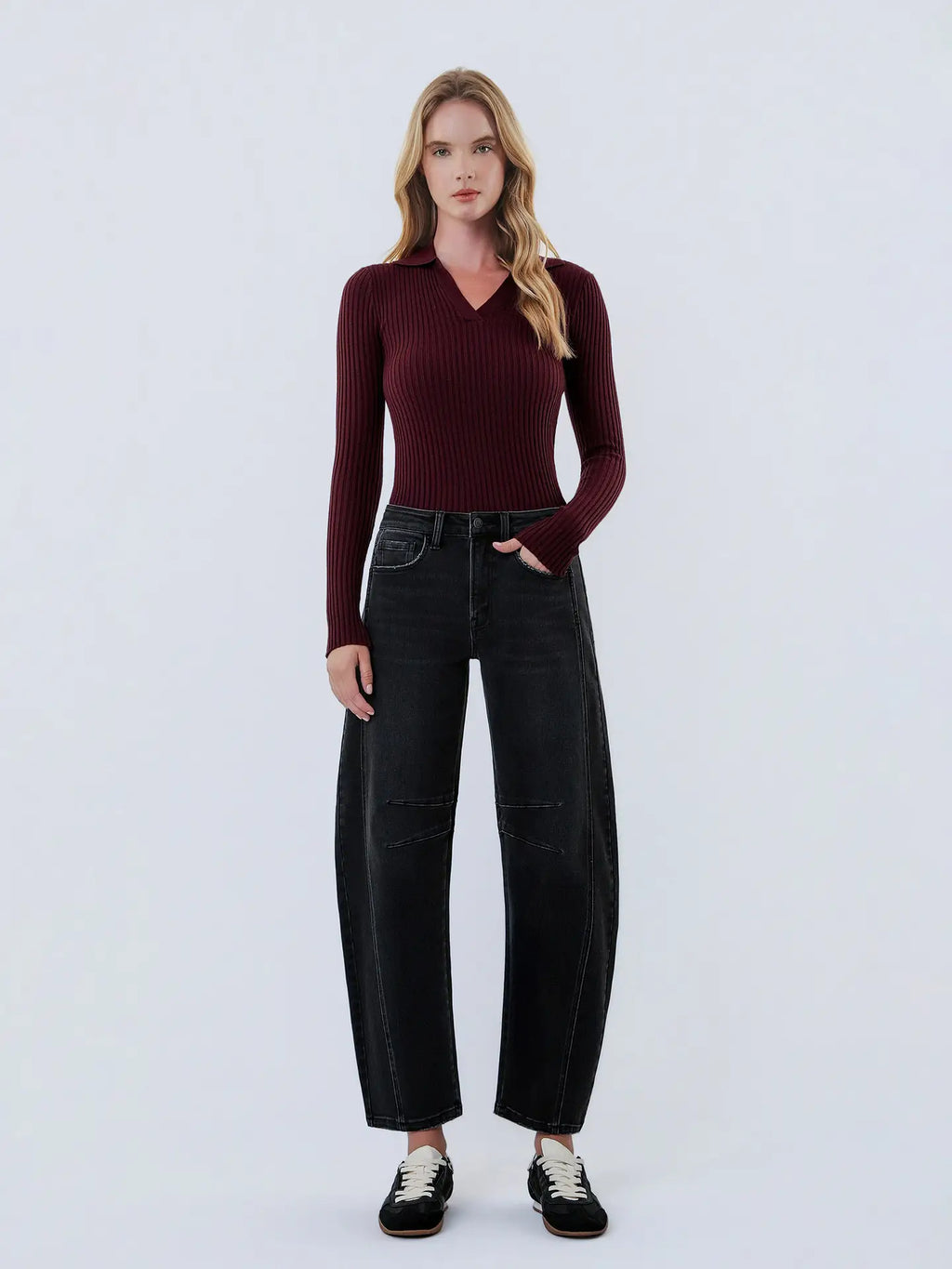 Flying Monkey Relief High Rise Ankle Barrel Jeans