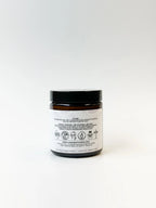 Jar with a label on a white background