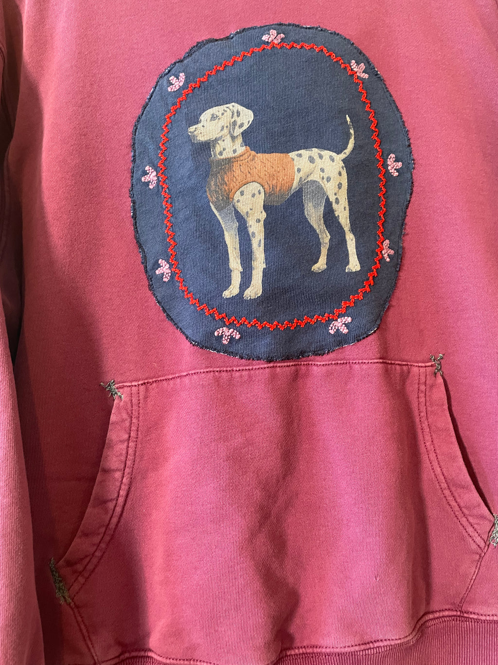 M-Karma Embroidered Dalmation Hoodie