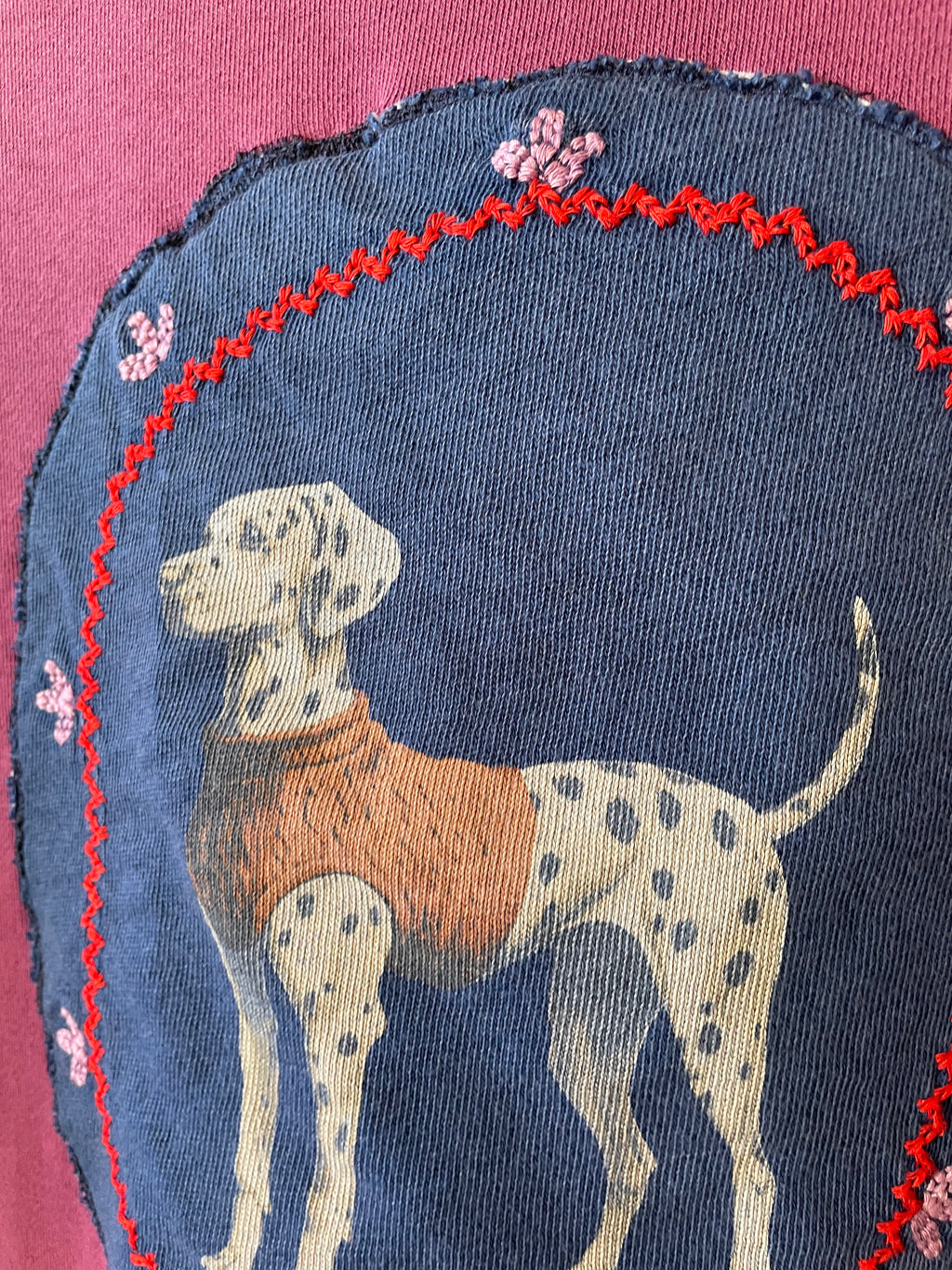 M-Karma Embroidered Dalmation Hoodie