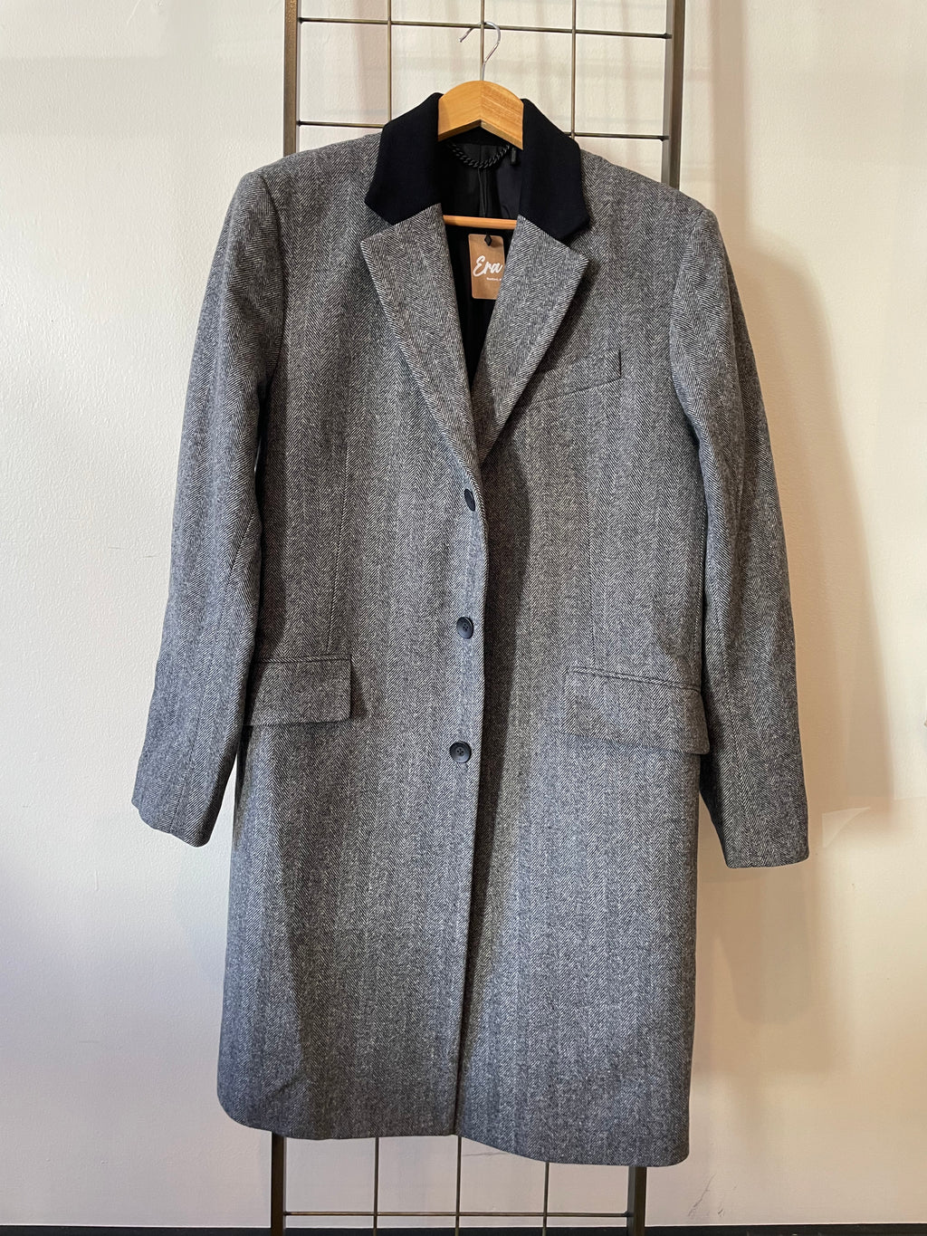 Rag & Bone Wool & Cashmere Herringbone Coat