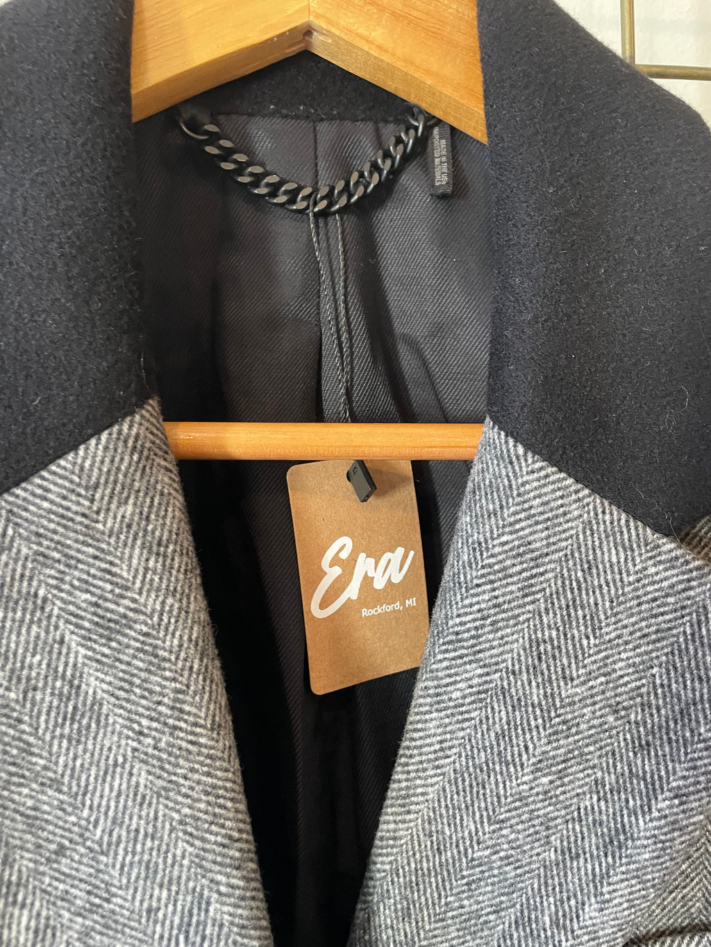 Rag & Bone Wool & Cashmere Herringbone Coat