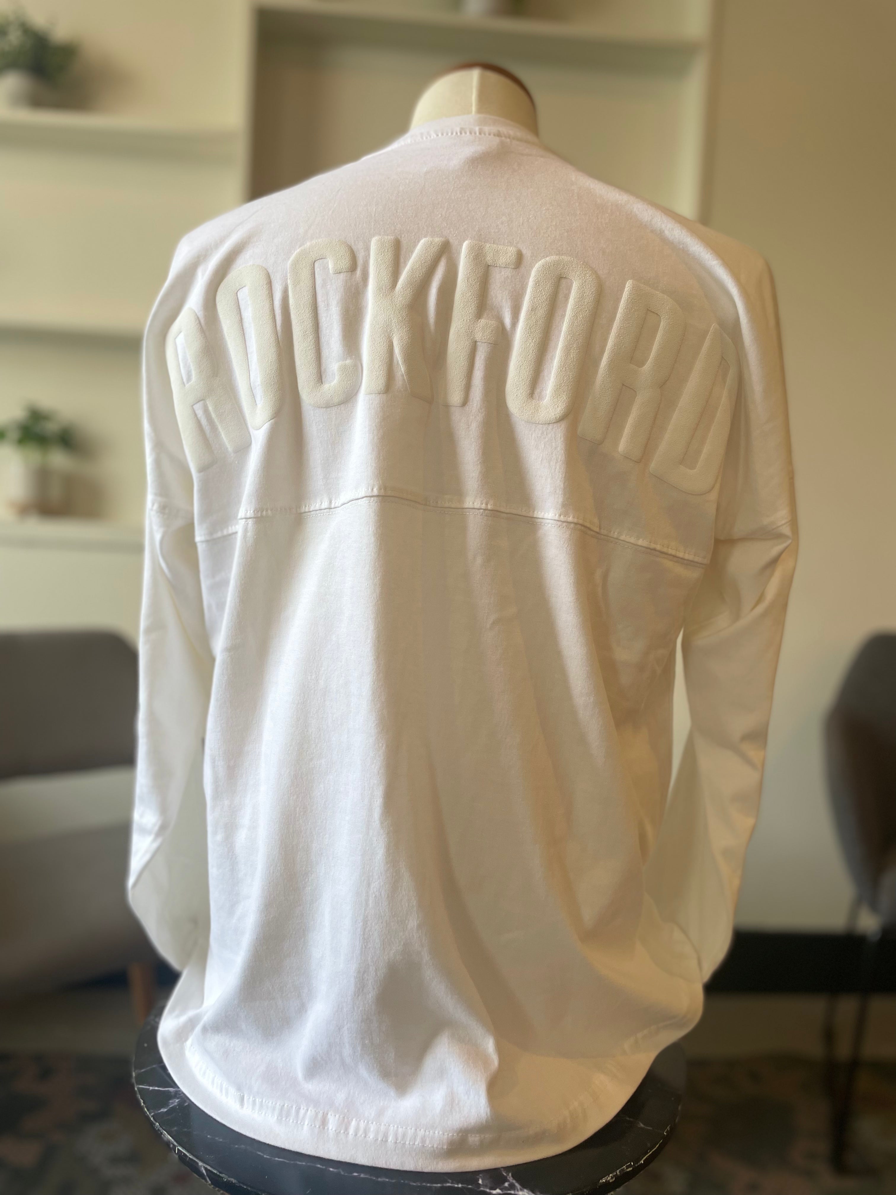 Rockford Embossed White Out Longsleeve