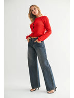 JBD Vintage Dark Baggy Wide Leg Jeans
