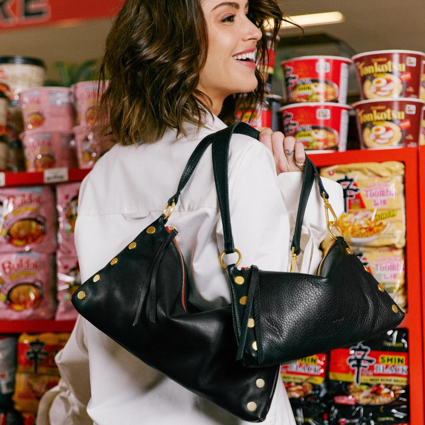 Hammitt Kyle Medium Leather Shoulder Bag