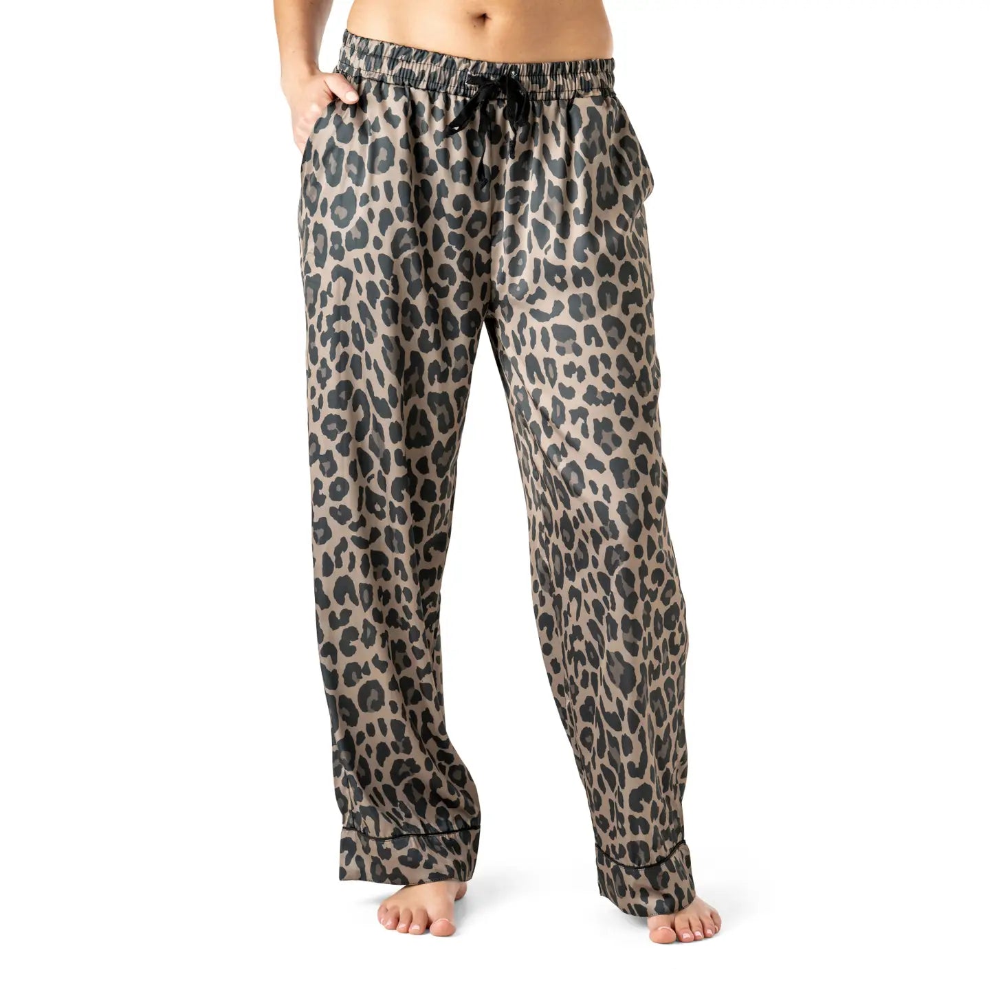 Meow Satin Pajama Pant