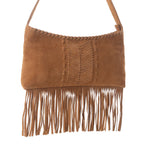 Myra Sierra Suede Fringed Leather Bag