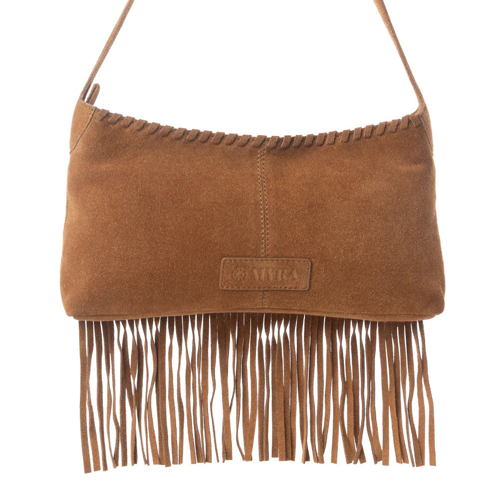 Myra Sierra Suede Fringed Leather Bag