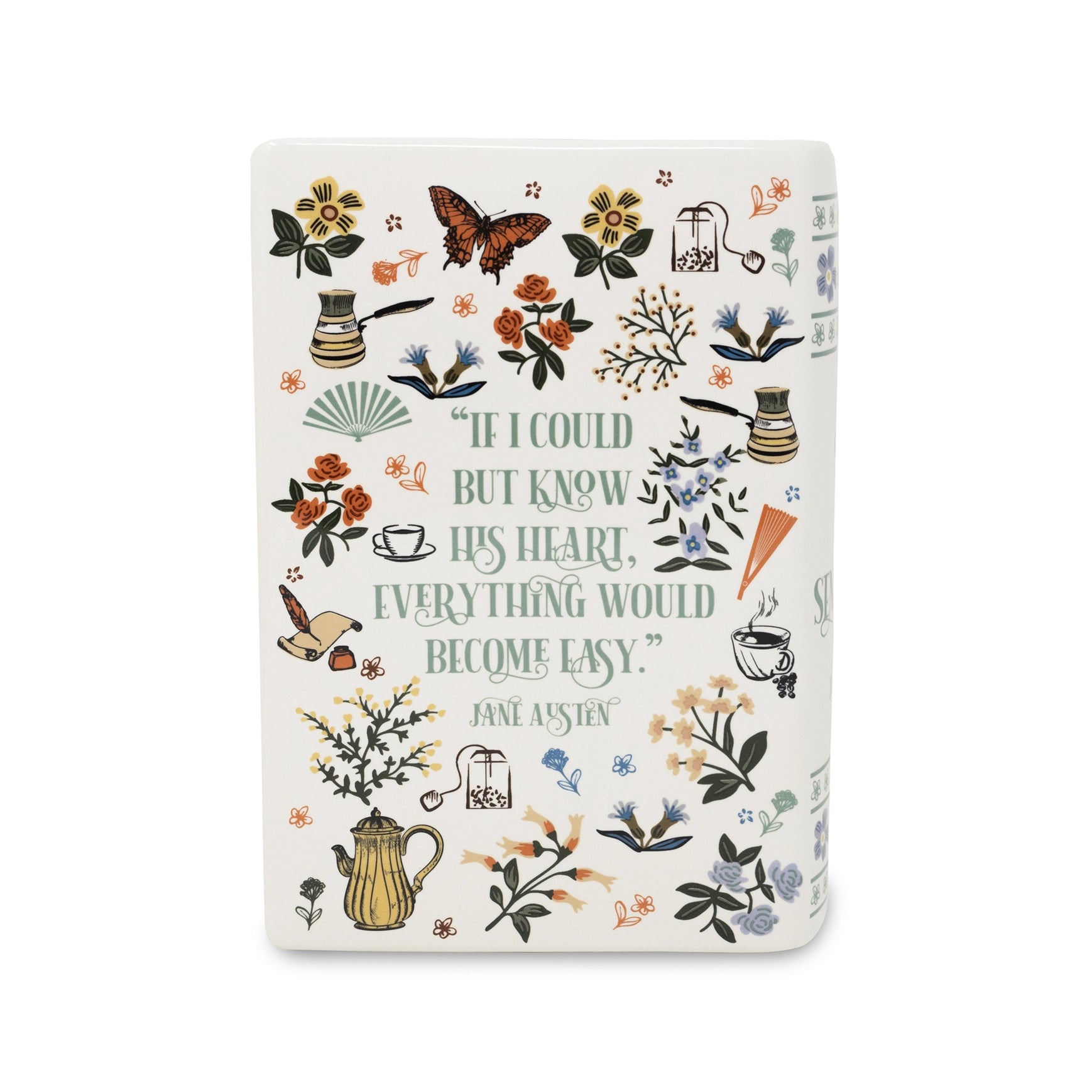 Sense & Sensibility Book Vase