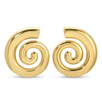Splendid Iris Large Swirl Studs
