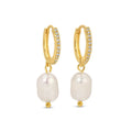 Splendid Iris Shimmer Pearl Huggies