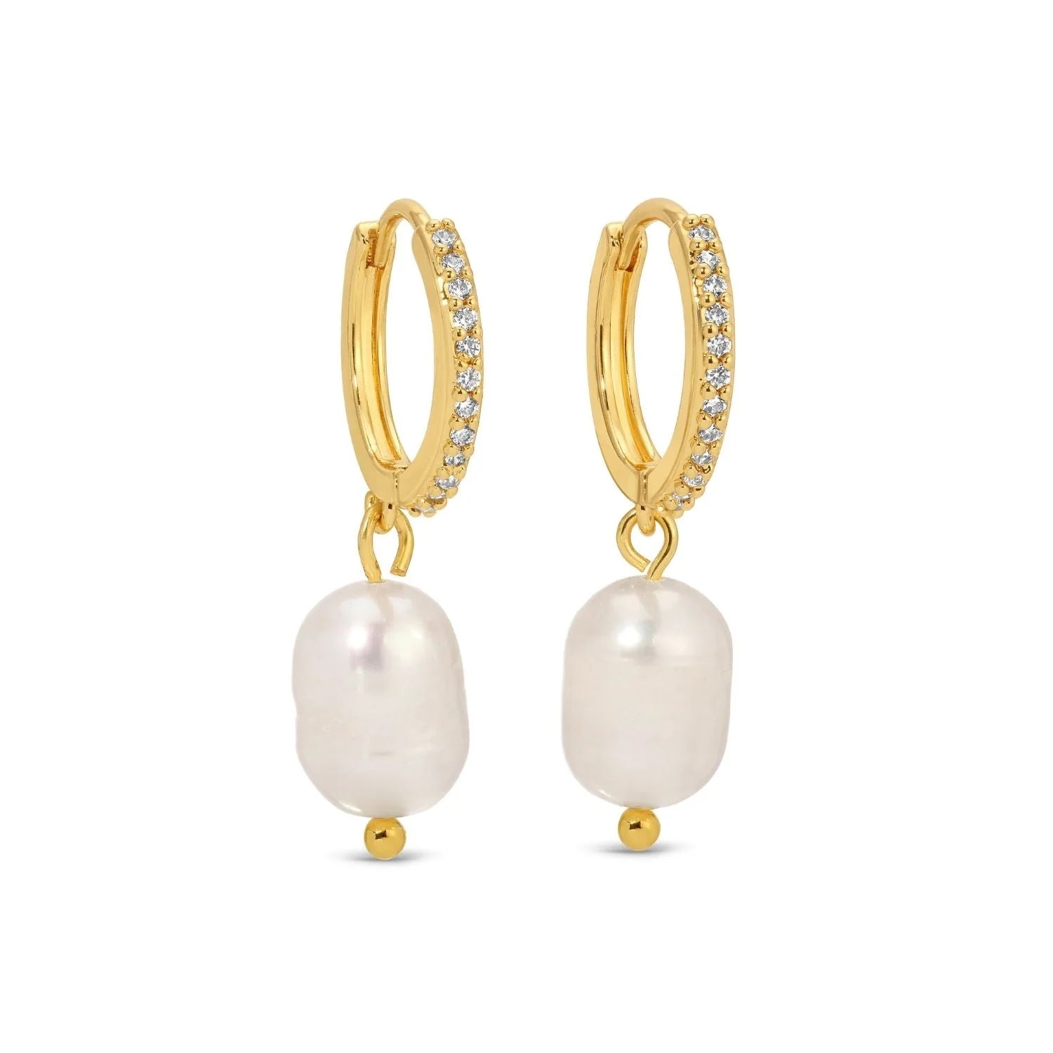 Splendid Iris Shimmer Pearl Huggies