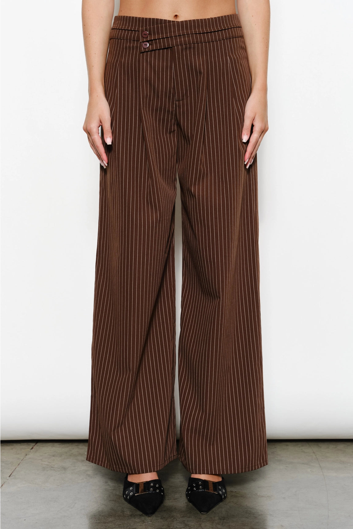 Paula Striped Trousers