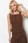Paula Striped Vest